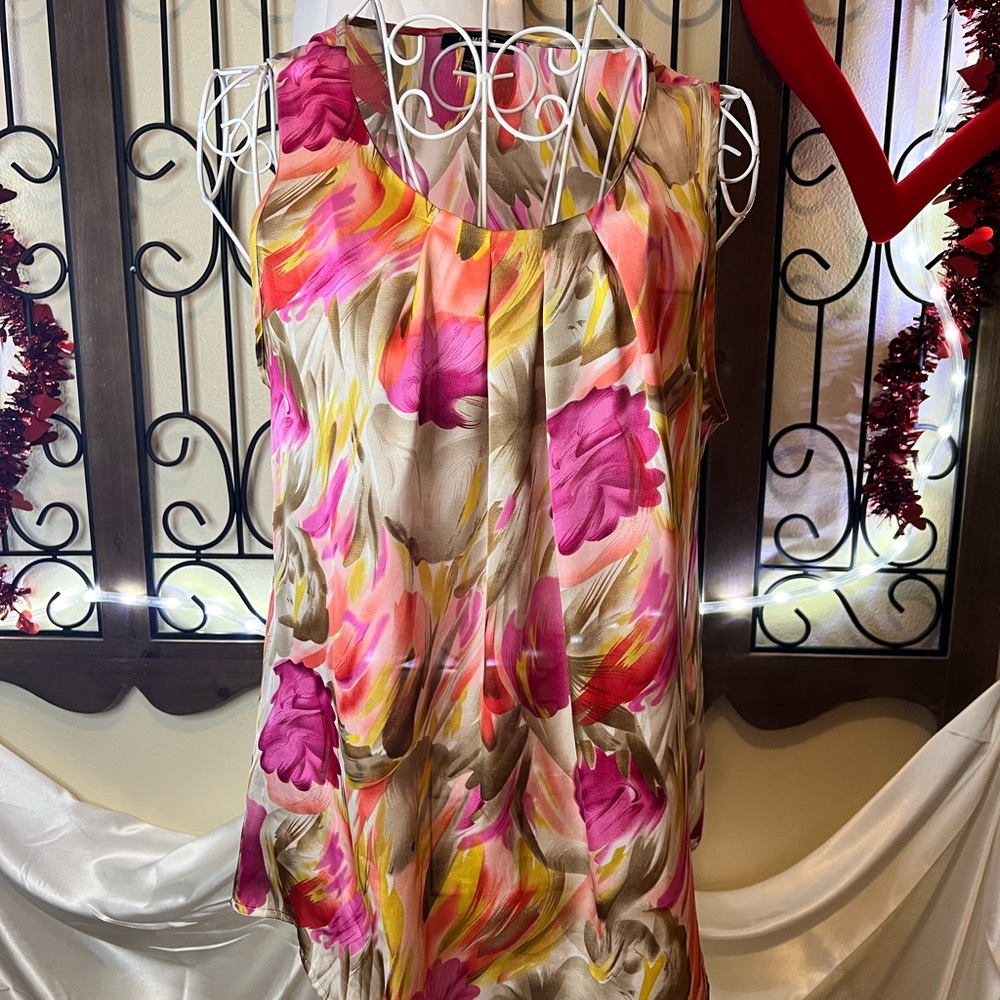 Elementz Multicolor Abstract Blouse